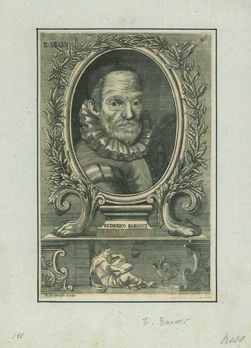Ritratto federico barocci - di,